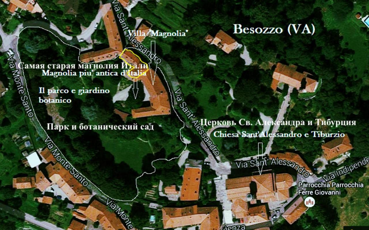 Villa Magnolia Lago Maggiore Besozzo Zewnętrze zdjęcie
